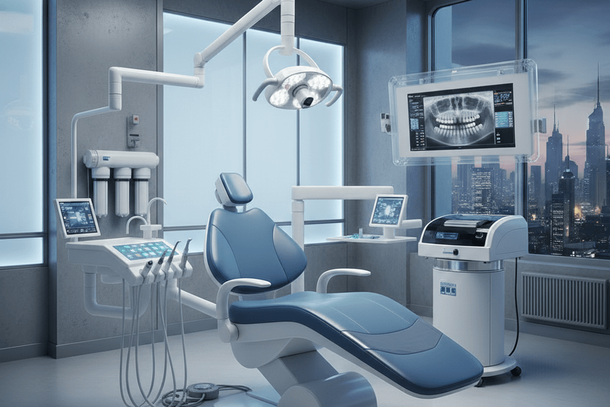 Modern dental treatment room